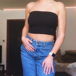 black tube top